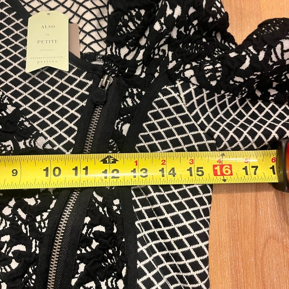 Moth (Anthropologie) Jacquard Moto jacket - Picture 10 of 13